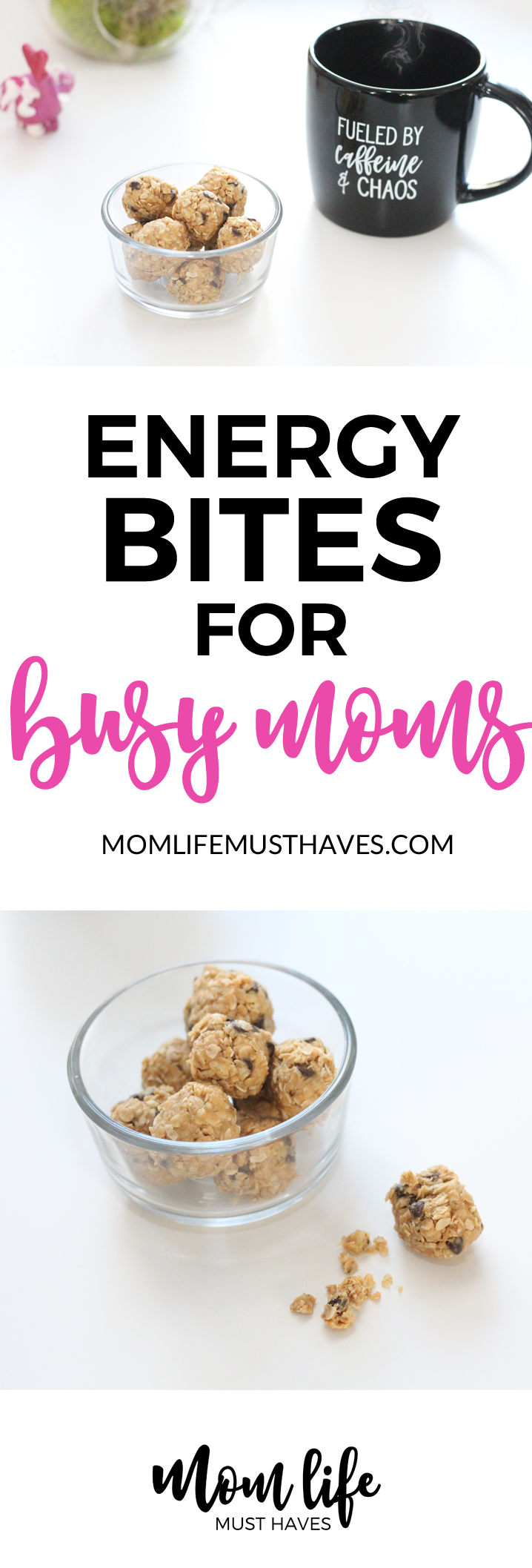 Easy energy bites for busy moms. A quick + healthy snack for moms! momlifemusthaves.com