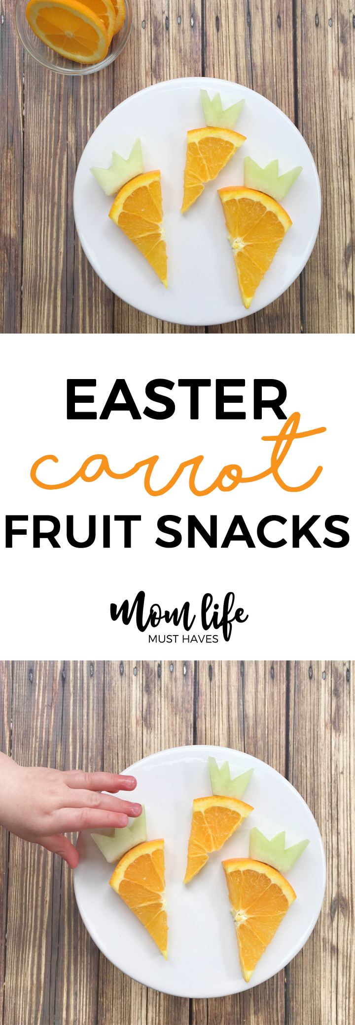 Easter Carrot Fruit Snacks @ Mom Life Must Haves - candy free Easter treats!