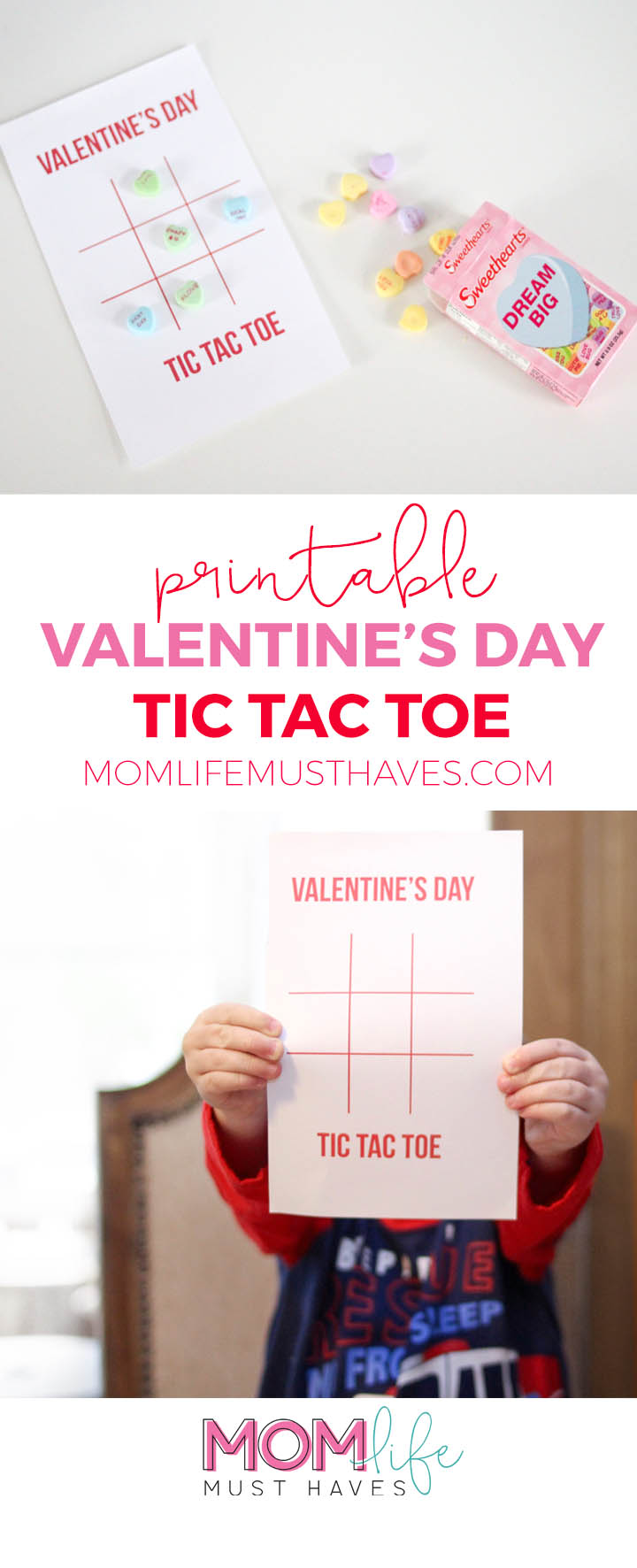 Valentine's Day tic tac toe download + print game @ momlifemusthaves.com