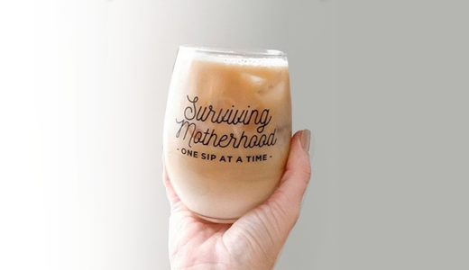 coffee in a wine glass, momlifemusthaves.com