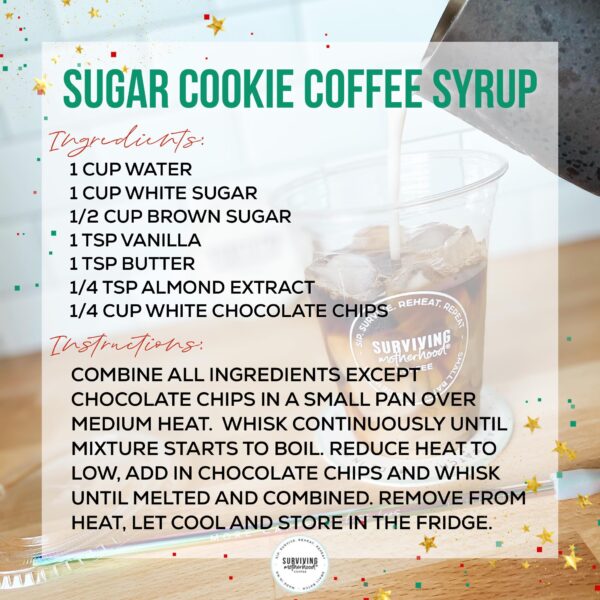sugar cookie syrup